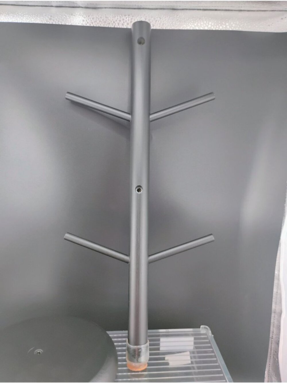 Coffee Mug Tree Rack Matte Black Compact Design For Countertops - Picture 4 of 6